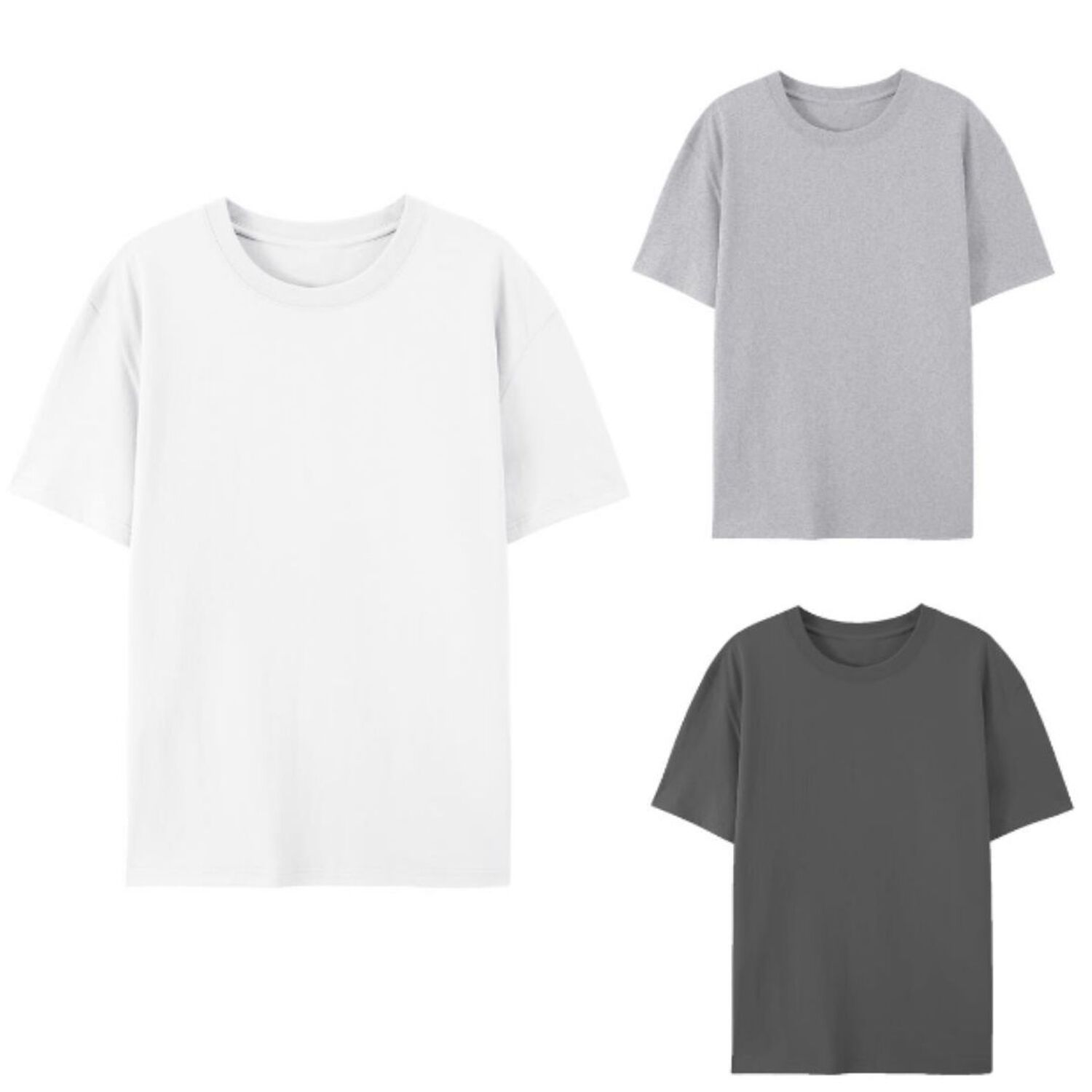 Pack 3 Poleras Manga Corta Algod&oacute;n Ni&ntilde;o Colores Surtidos image number 2.0