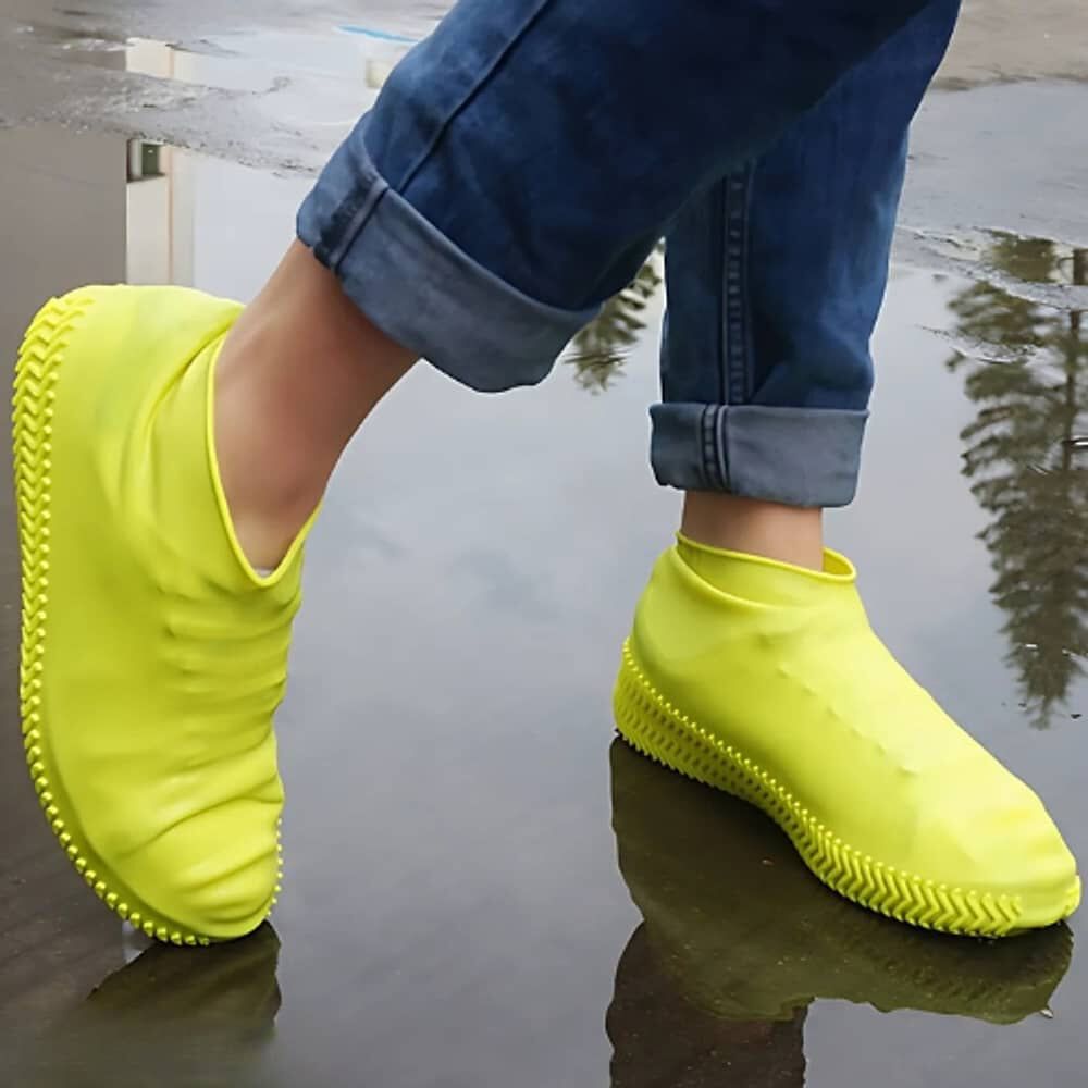 Pack 5 Pares Cubrezapatos Impermeable Latex Protector Botas image number 2.0