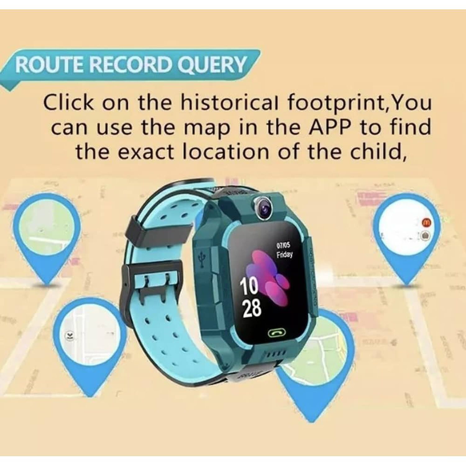 Smart Watch Ni&ntilde;os Rojo image number 3.0