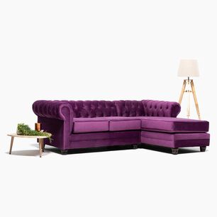 Sof&aacute; Seccional Barra Design Chesterfield / 4 Cuerpos