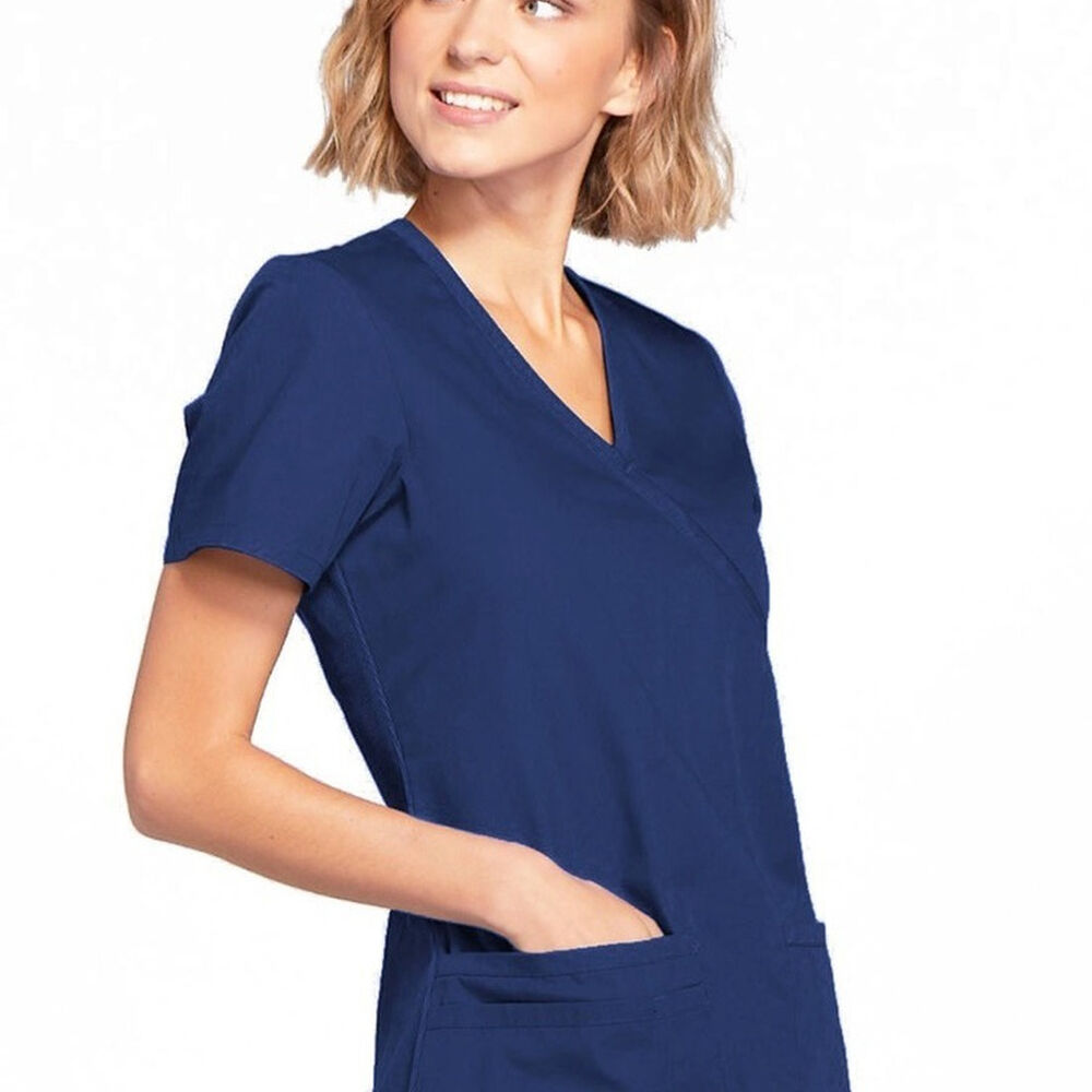 Polera Clinica Cherokee Azul Marino image number 2.0