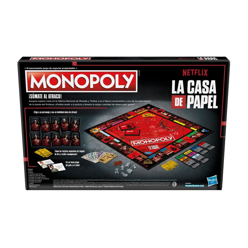 Juego De Mesa Monopoly La Casa De Papel image number 3.0