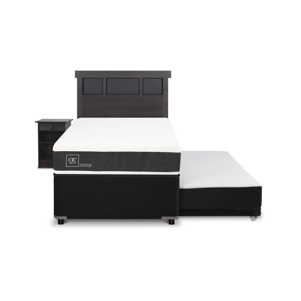 Cama Nido Cic Ortopedic / 1.5 Plazas / Base Normal + Set De Maderas image number 0.0