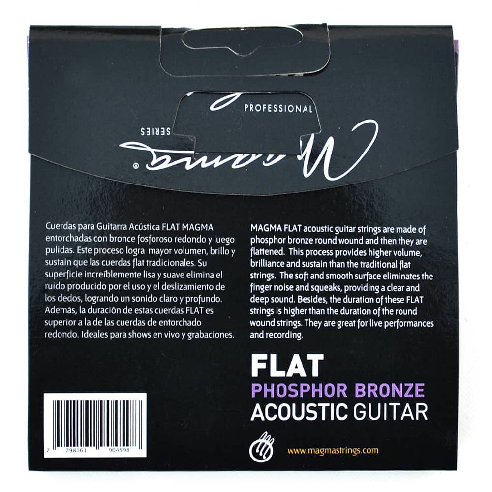 Set Cuerdas Guitarra Acustica Flat Ga140pbf Magma image number 1.0