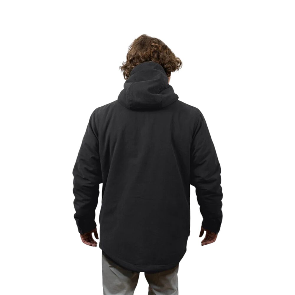 Chaqueta Canvas Reversible Woodstone V2 Negro Hombre Falcone image number 5.0