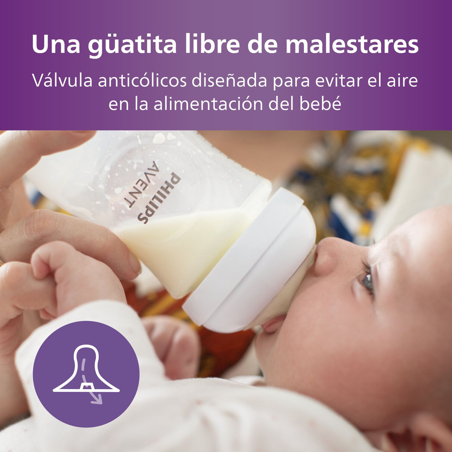 Mamadera Natural Response Philips Avent Scy903/01 1m+ 260ml image number 3.0