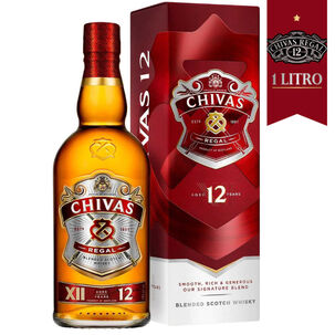 Whisky Chivas Regal Scotch 12 Años (1 Litro)
