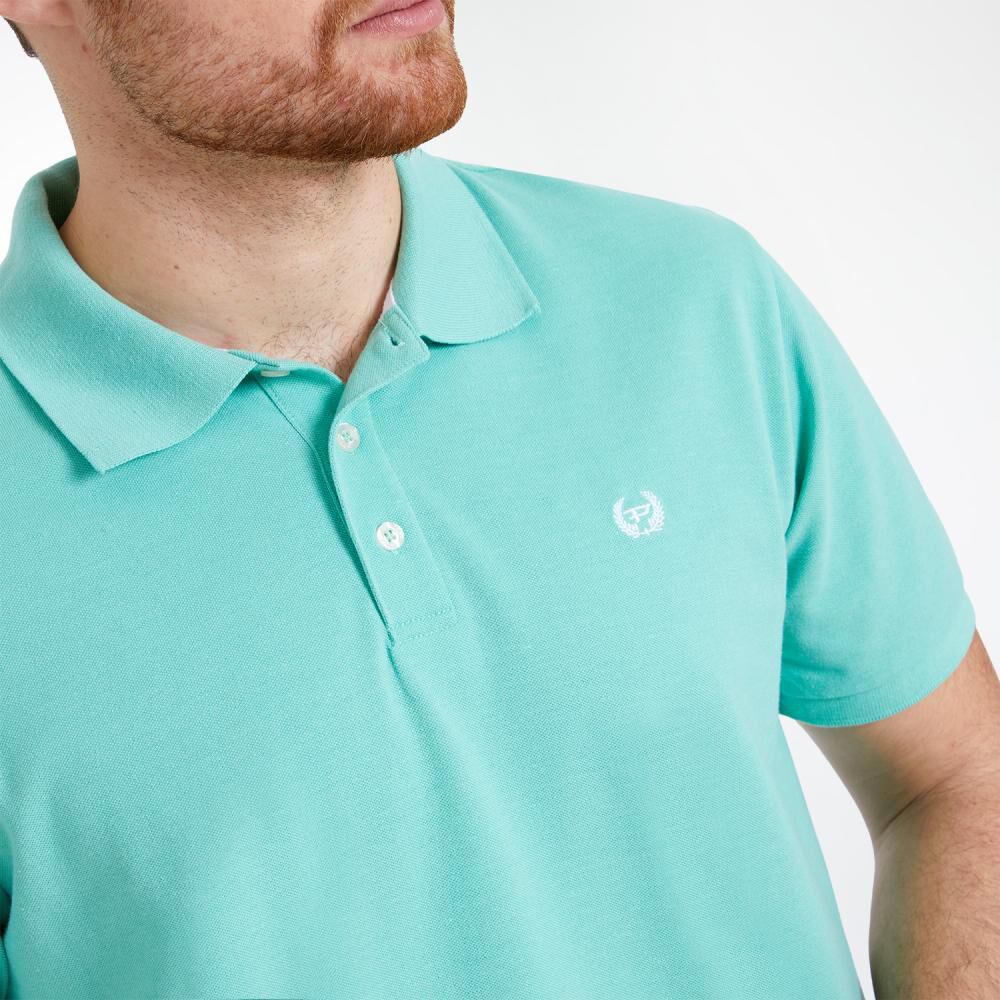 Polera Regular Manga Corta Cuello Polo Hombre Peroe image number 4.0
