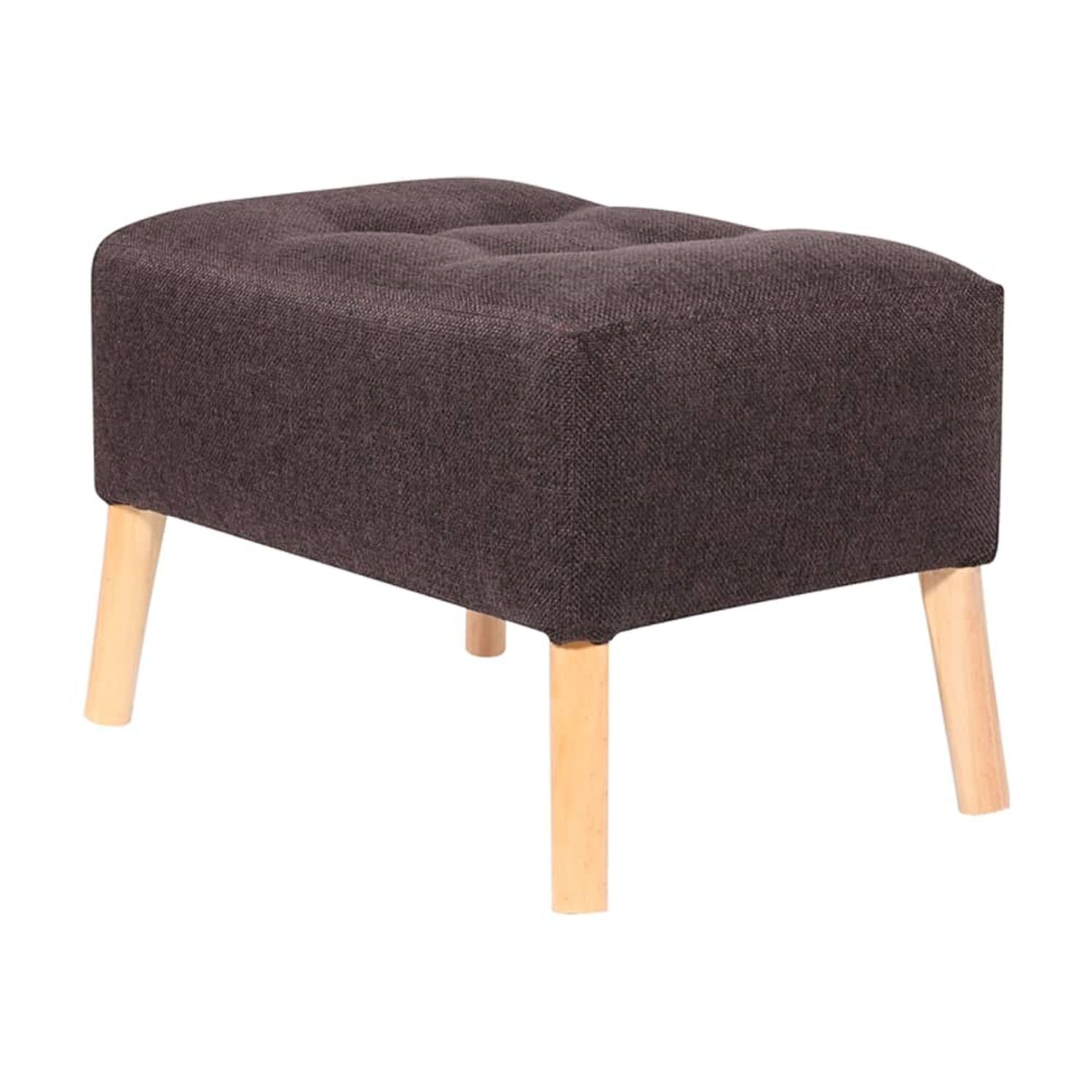Pouf Petrum Caf&eacute; Moro Omega 62x42x42 Cm M&aacute;xima Design image number 1.0