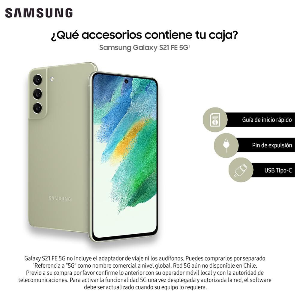 Smartphone Samsung Galaxy S21 Fe / 256 GB / Liberado image number 8.0