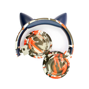Aud&iacute;fonos Bluetooth Gatito Azul Rgb &iexcl;vida A Tu M&uacute;sica! - Ps