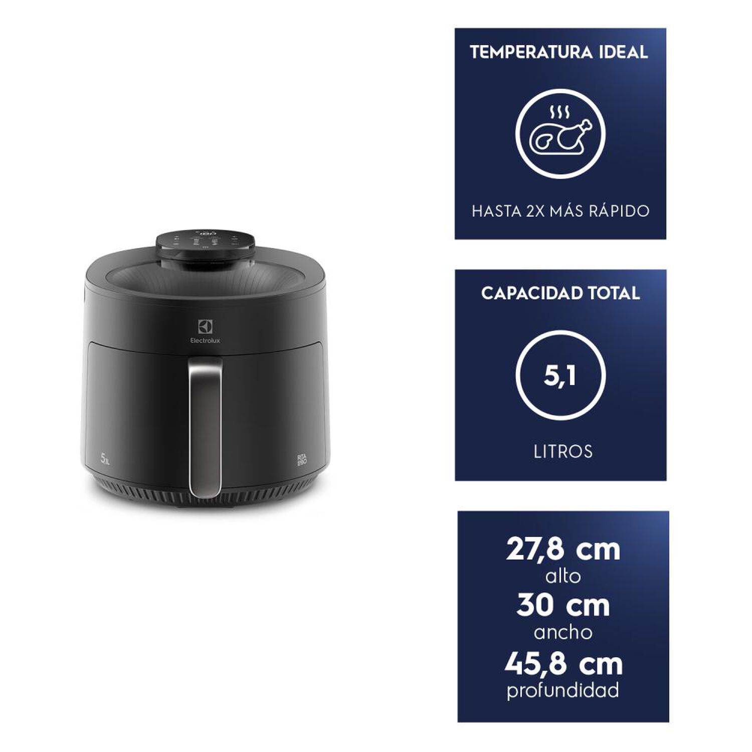 Freidora Electrolux Eaf170 / 5.1 Litros / 1500 W image number 13.0
