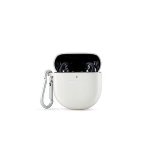 Funda Case Silicona Audífonos Bose Ultra Earbuds Blanco