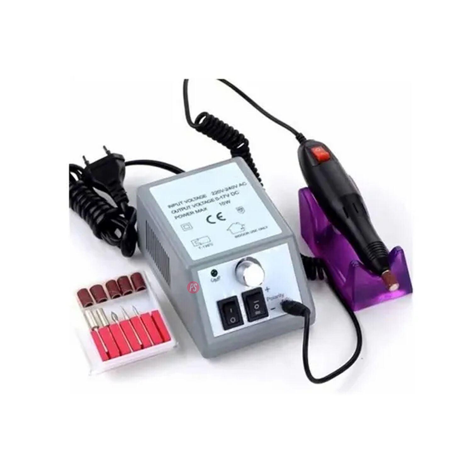 Torno Manicure Profesional El&eacute;ctrico Con Potenciador - Ps image number 1.0