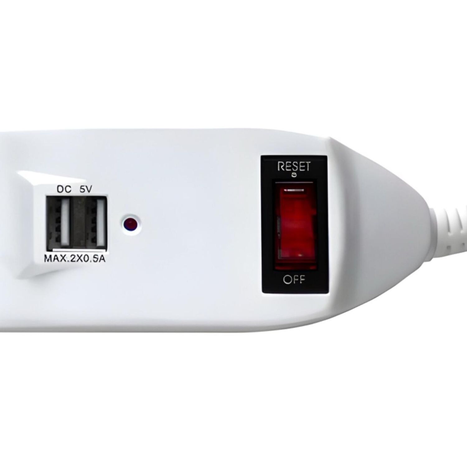 Alargador Zapatilla Con Switch 6 Posiciones 2 Usb- Cert. Sec image number 1.0