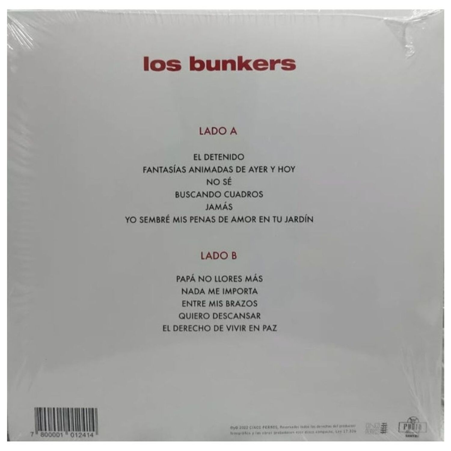 Los Bunkers - Los Bunkers (incl. Librillo) | Vinilo image number 1.0