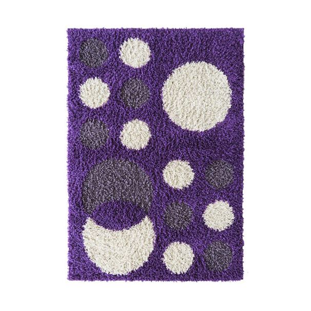 Alfombra Idetex Shaggy Infantil Circles / 133x180 Cm