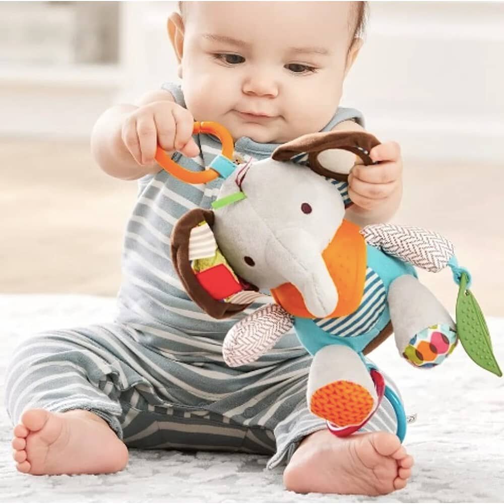 Juguete Peluche Leon Sensorial Sonajero Con Mordedor image number 1.0