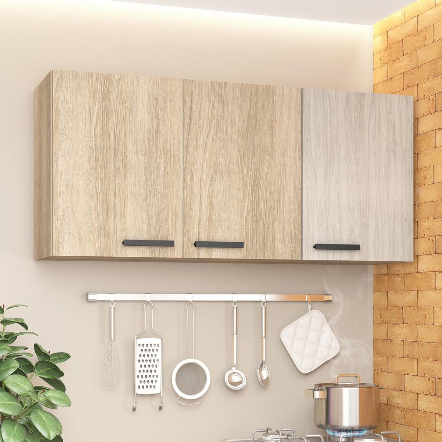 Mueble De Cocina Aereo Mia Vekkahome 12o Cm image number 0.0