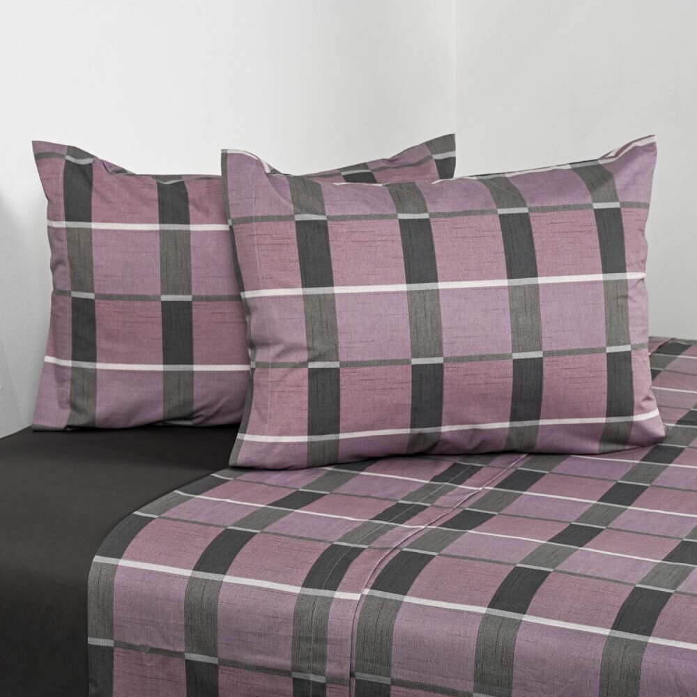 Juego De Sábanas Cannon Check / 2 Plazas / 200 Hilos image number 0.0