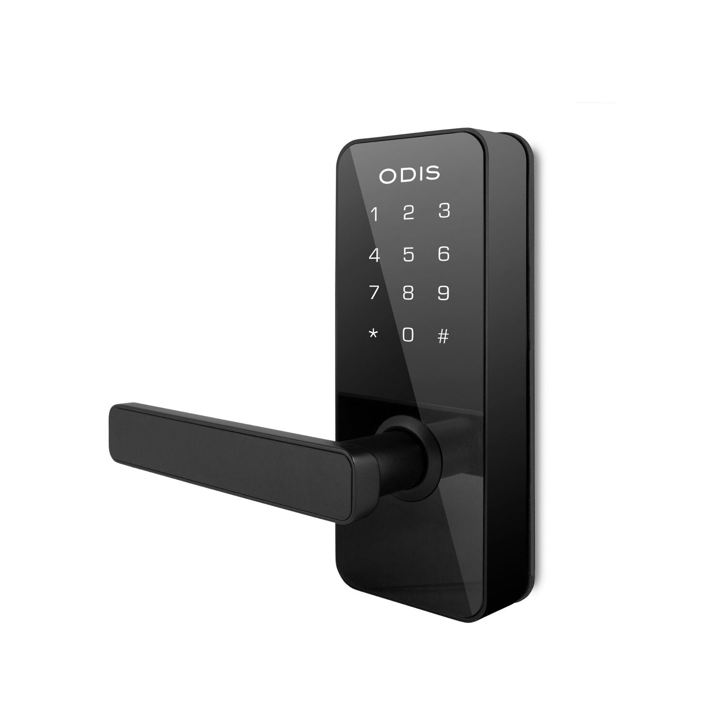 Cerradura Digital Odis 7700 Con Picaporte Manilla Reversible - Negro image number 6.0