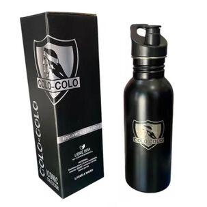 Botella Metalica Colo Colo 600ml Keep Color Negro