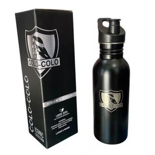 Botella Metalica Colo Colo 600ml Keep Color Negro