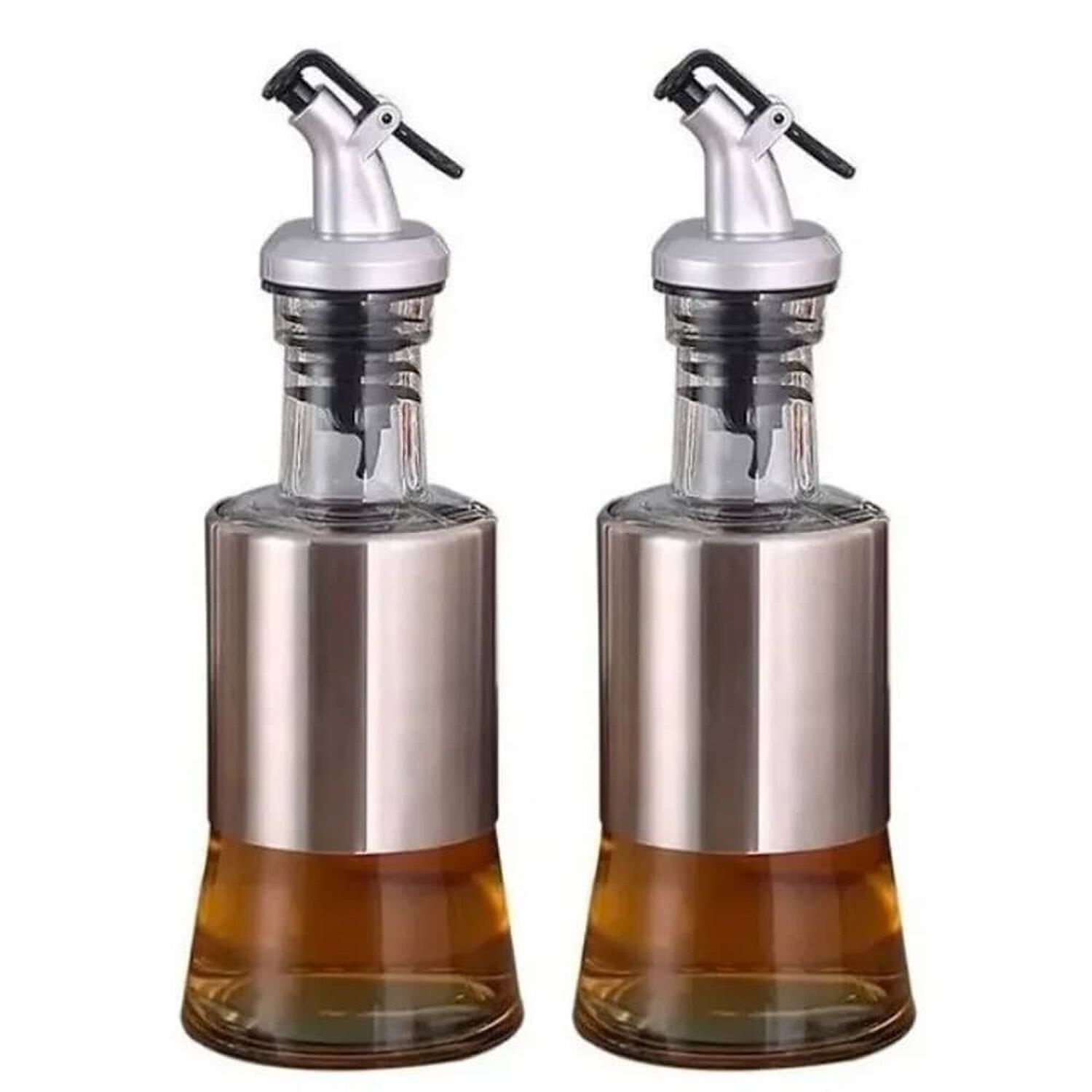 Pack 2 Alcuza Botella Dispensador Aceite,vinagre,etc./200ml image number 0.0