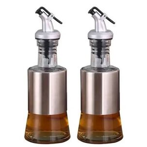 Pack 2 Alcuza Botella Dispensador Aceite,vinagre,etc./200ml