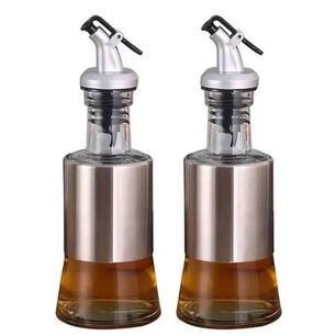 Pack 2 Alcuza Botella Dispensador Aceite,vinagre,etc./200ml