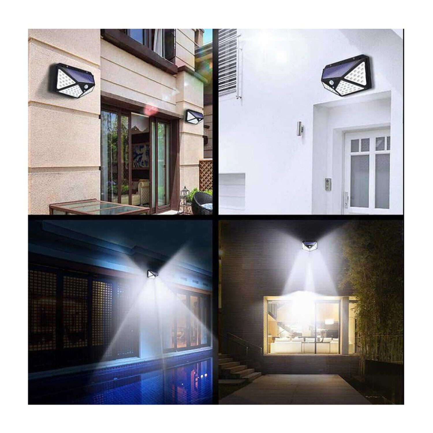 Luz Solar De Pared Exterior Con Sensor De Movimiento 100 Led Impermeable image number 3.0