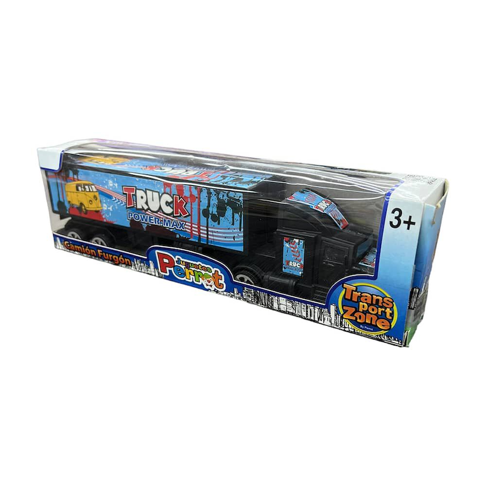 Juguete Camion Trailer Furgon Friccion image number 4.0