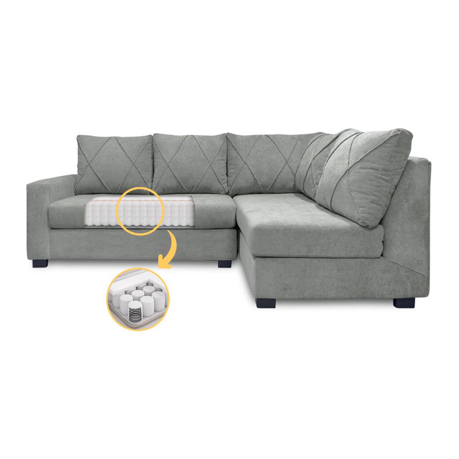 Seccional Living Factory New Musso Derecho / 5 Cuerpos image number 2.0