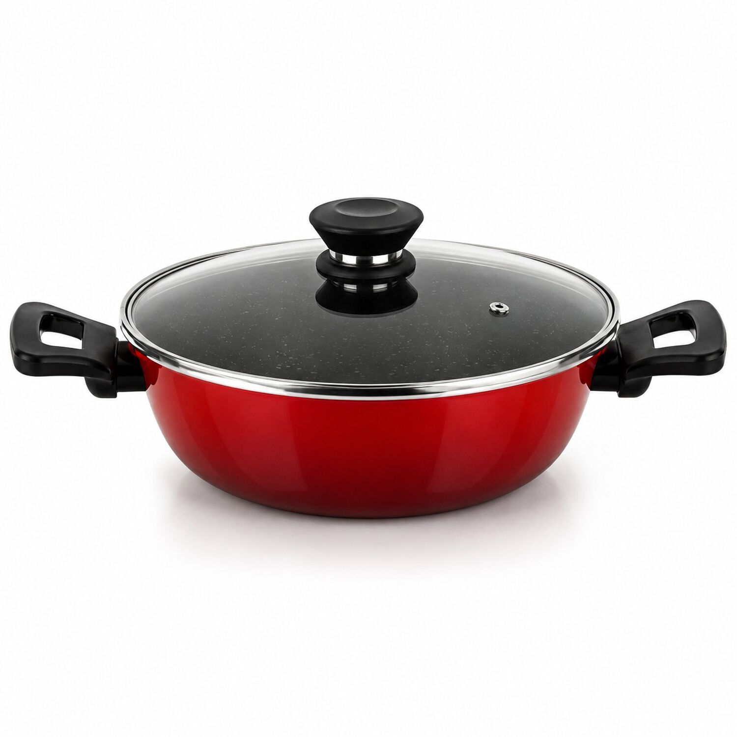 Olla Arrocera Antihaderente 26 Cm 4,5 Litros Modelo Coral Due Marca Magefesa Color Rojo image number 3.0