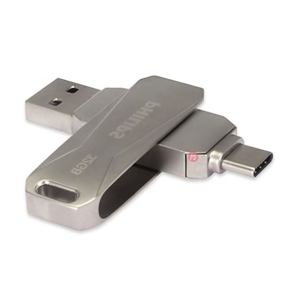 Pendrive Philips 32gb Tipo C Usb 3.0 Snap Rápido - Ps image number 1.0