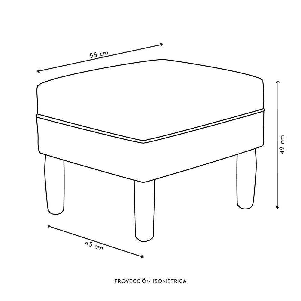 Pouf Sky 1c Pu 00 | Pata Negra image number 2.0