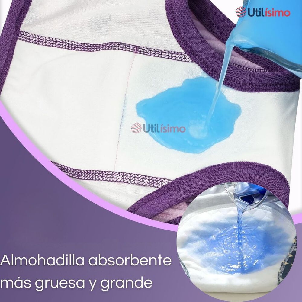 Pack 3 Calz&oacute;n Pantys Ni&ntilde;a Entrenamiento Algod&oacute;n Absorbente Transpirable Cintura El&aacute;stica image number 3.0