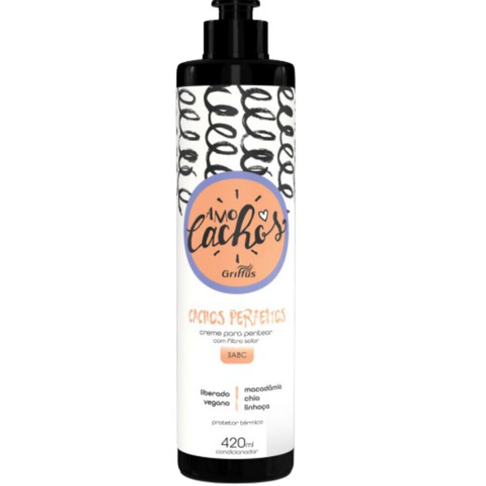 Crema Para Peinar Cachos Perfectos 420g Griffus image number 0.0