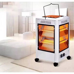 Calefactor Electrico Hogar Cuarzo 5 Caras Infrarrojo 2200w