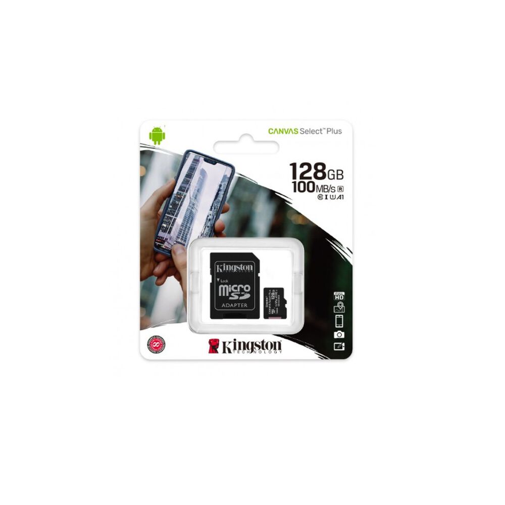 Memoria Micro Sd Kingston 128 Gb Clase 10 image number 0.0