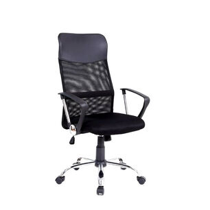 Silla Oficina Respaldo Malla Tipo Dallas Negro - Ps