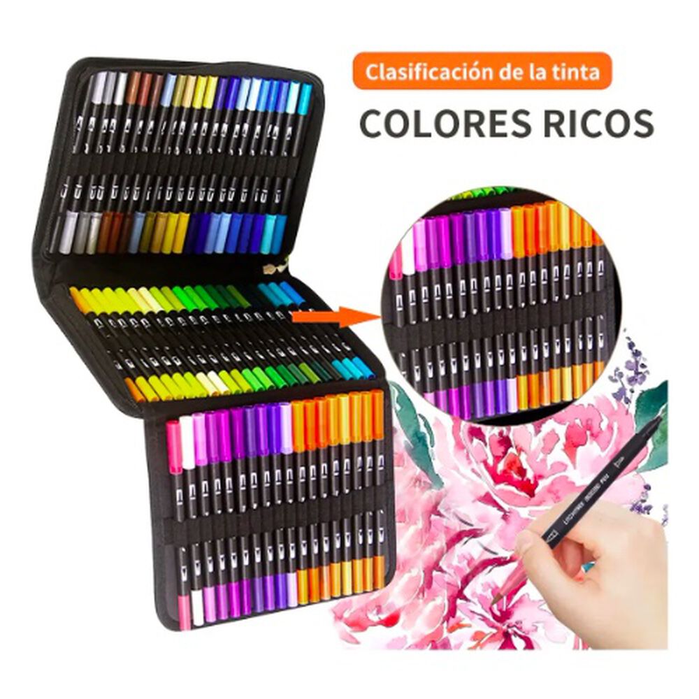 72 Colores Marcadores Plumones image number 2.0