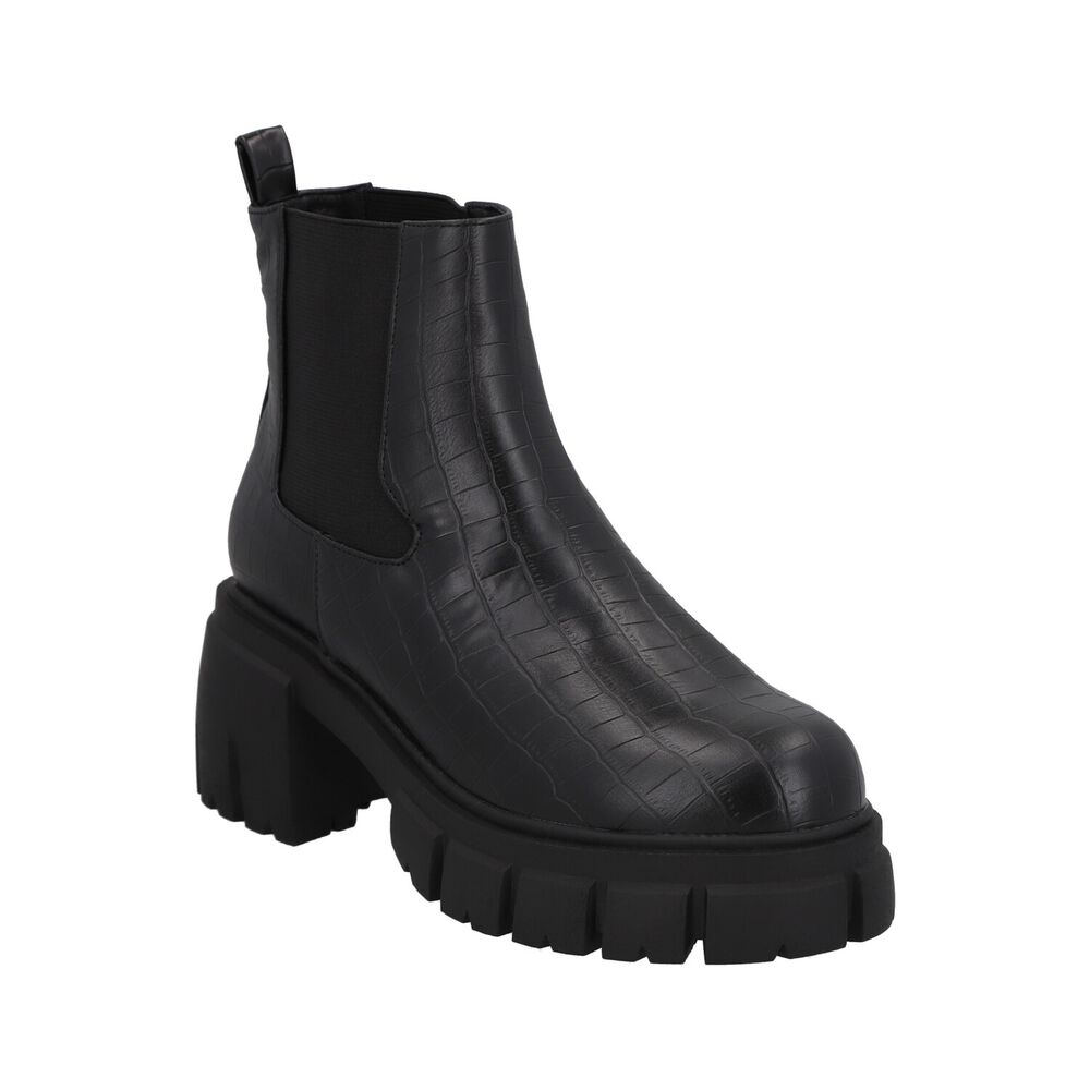 Botin Mujer Negro Plataforma Cecilia Detogni image number 2.0