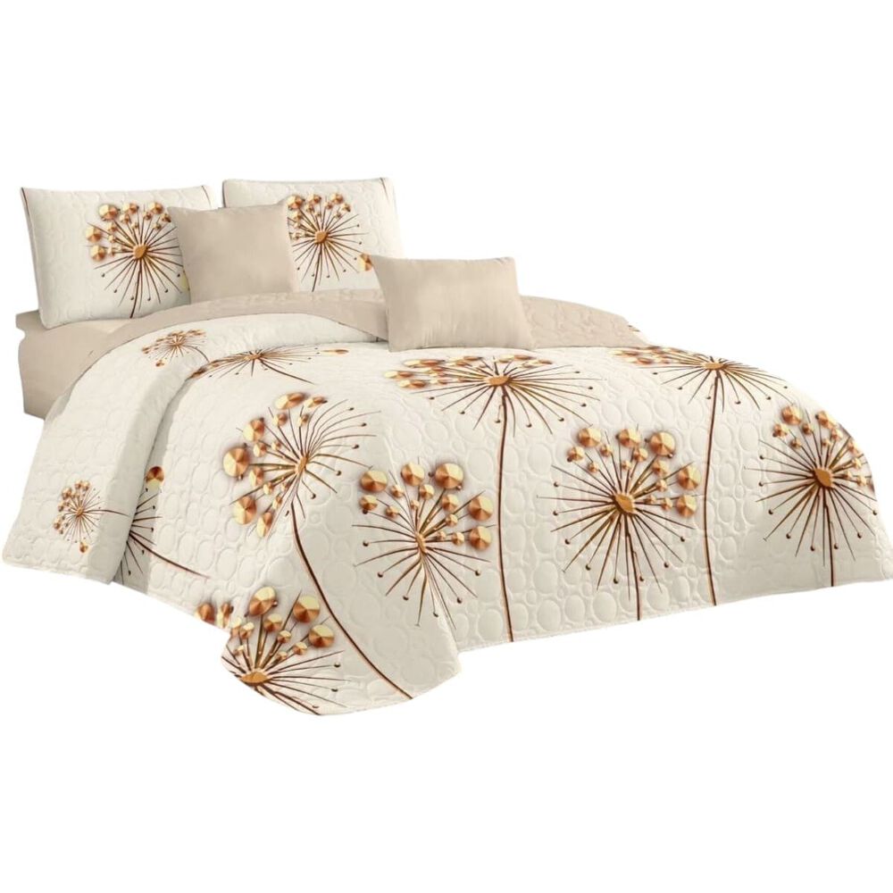 Cubrecama De Verano King Quilt + 2 Fundas De Almohada Cobertor Delgado Cmv-32 image number 0.0