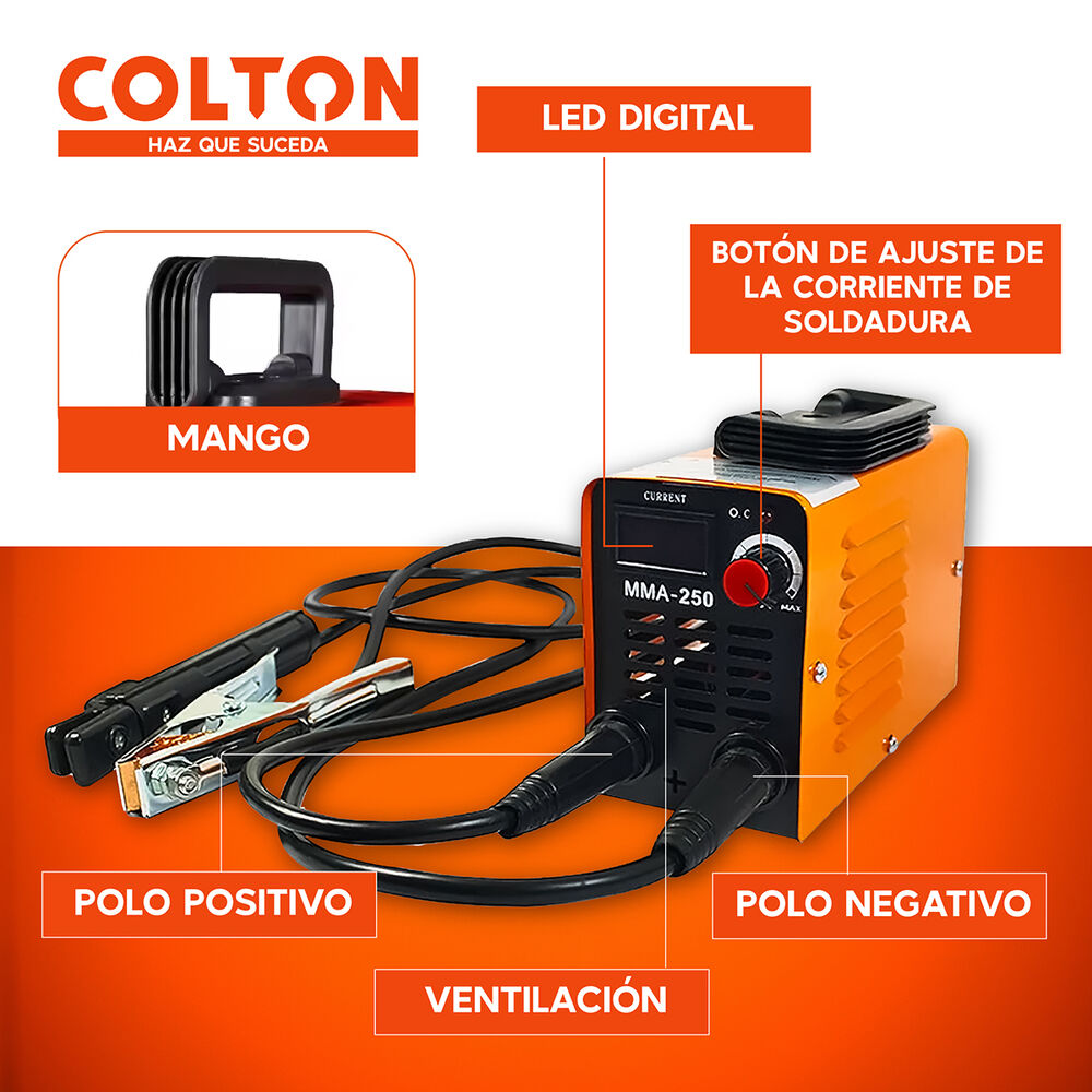 Soldadora Inverter Colton 4kw 220v + Accesorios image number 3.0