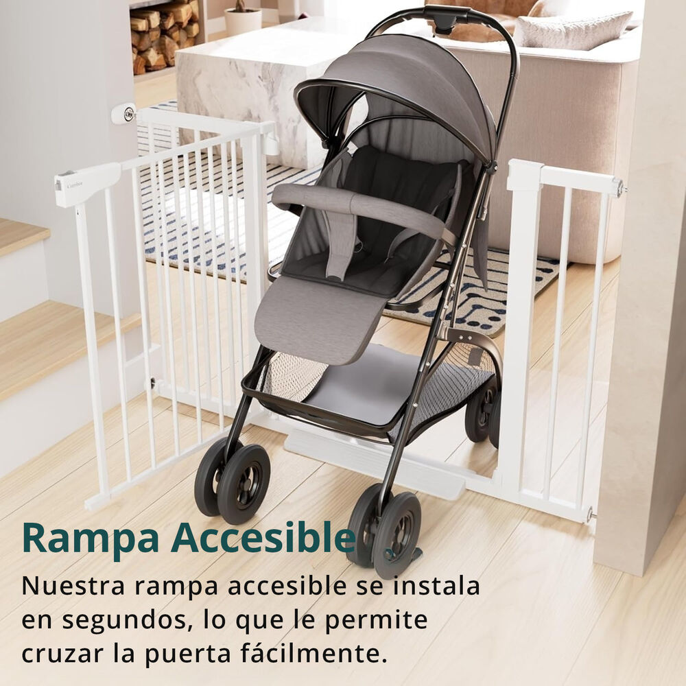 Reja De Seguridad Escalera Puerta Bebés Y Mascotas image number 6.0