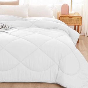 Plumon Edredon N&oacute;rdico De Algodon 2 Plazas 230x250cm Gris