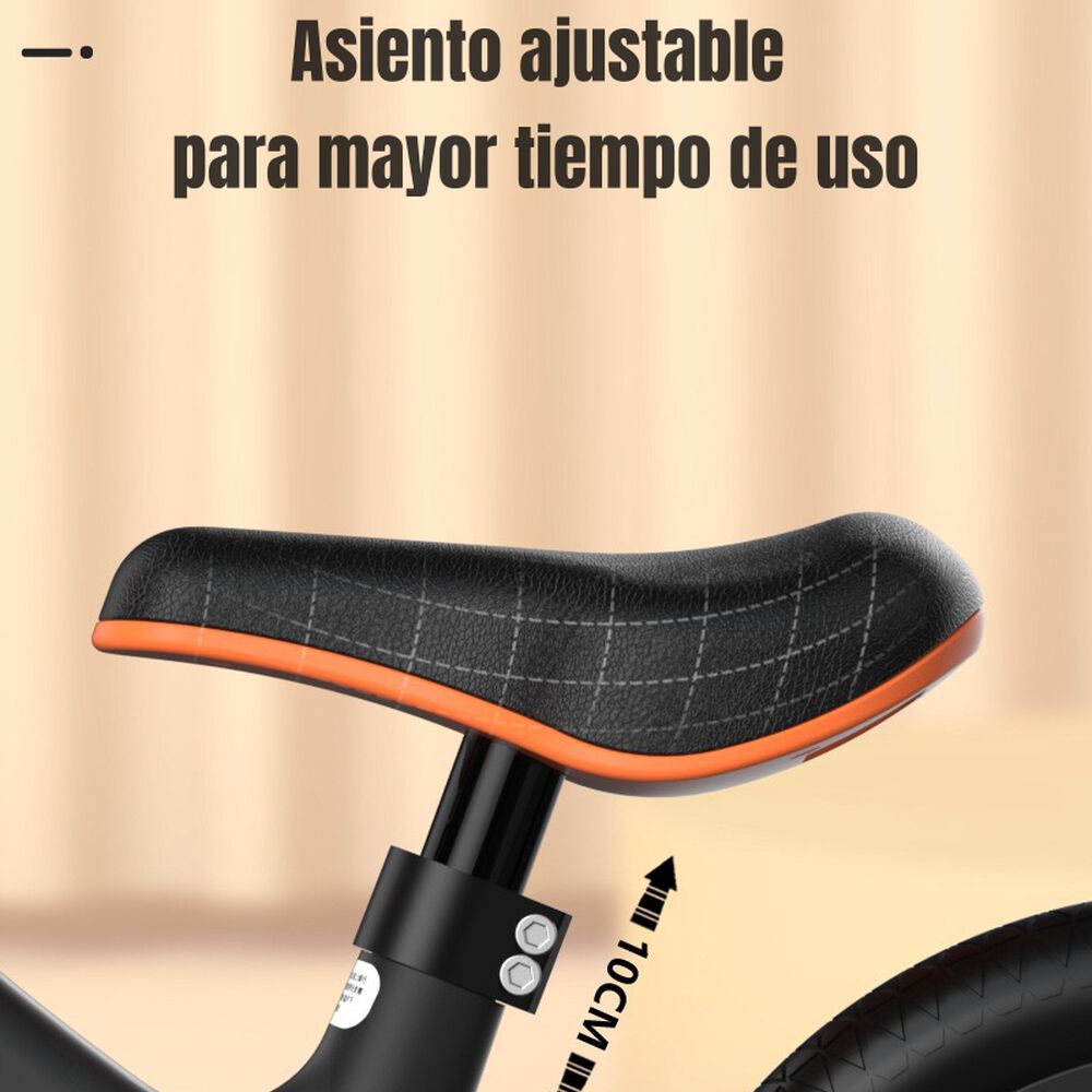 Bicicleta De Equilibrio 2-6 Años Aro 12 Lubabycas Naranja image number 4.0