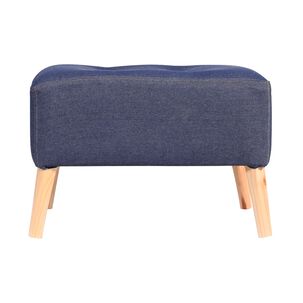 Pouf Petrum Jeans 62x42x42 Cm M&aacute;xima Design