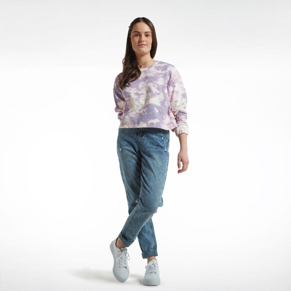 Polerón Tie Dye Cuello Redondo Mujer Freedom image number 1.0